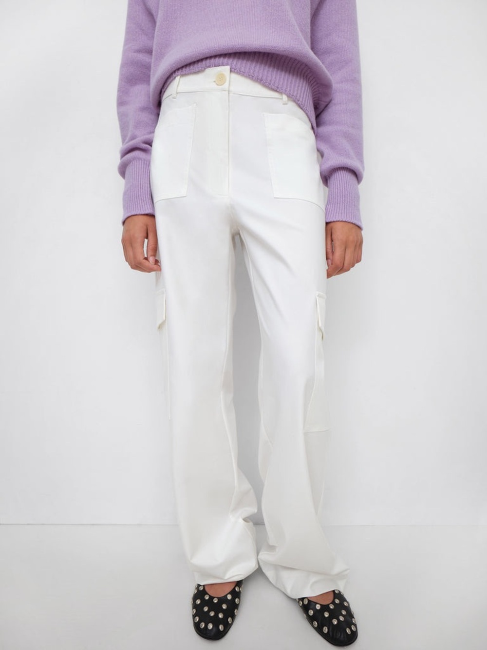 Gimaguas White Audrey Trouser size 34